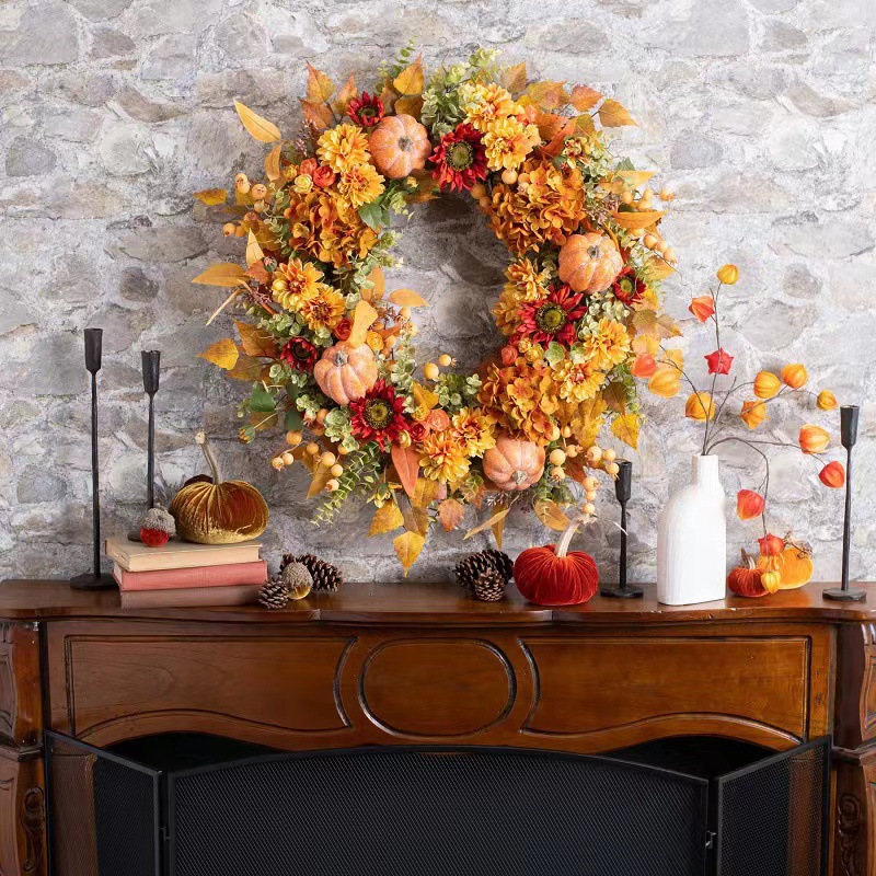 🍂Autumn Harvest Door Wreath🍁