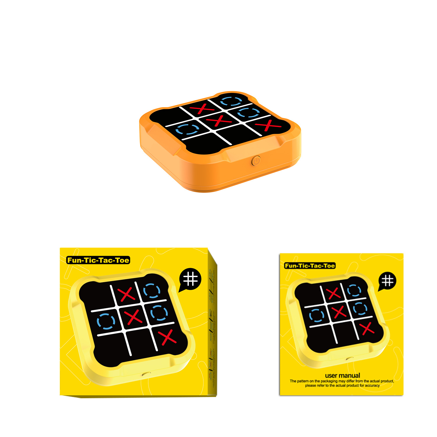 Tic-Tac-Toe Game 3-in-1 Handheld Games