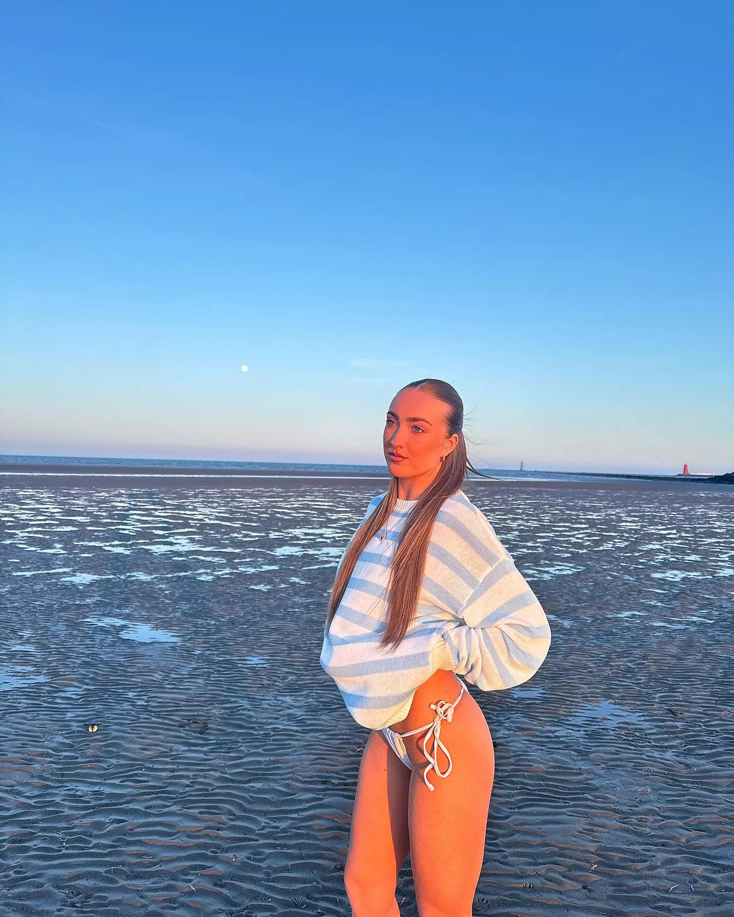 Striped Knit Set, Start Your Comfortable Trend Journey