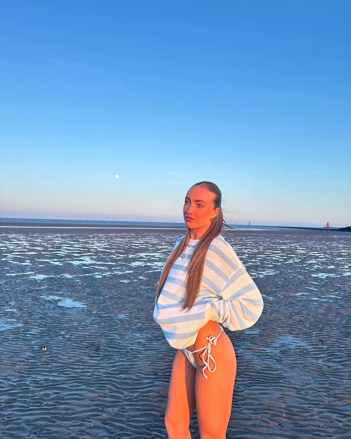 Striped Knit Set, Start Your Comfortable Trend Journey