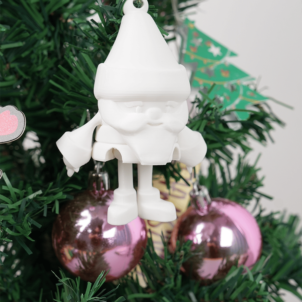 🎄 3D Printed Christmas Tree Ornament Set Gift Pack