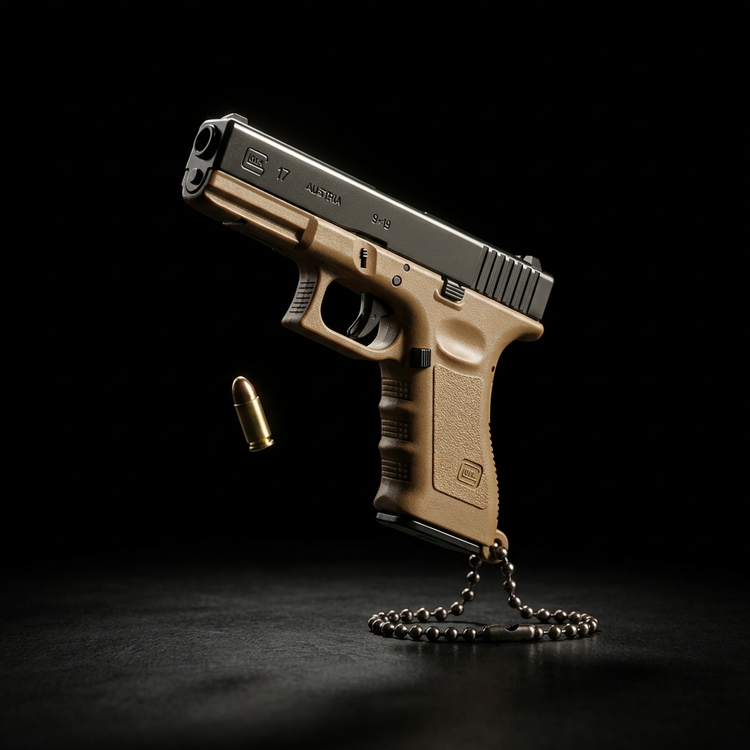 Compact tactical design Glock keychain holster