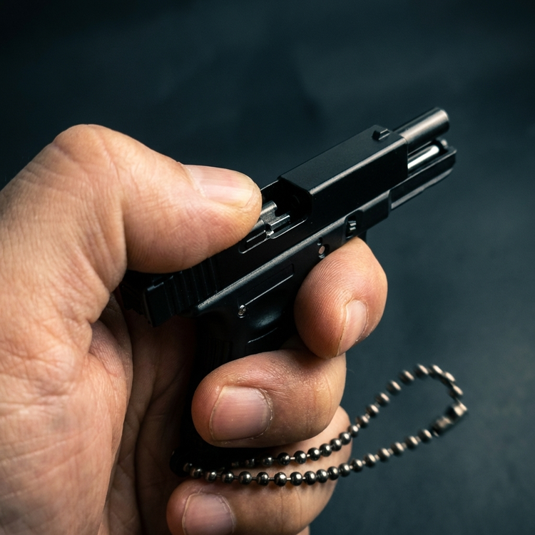 Compact tactical design Glock keychain holster