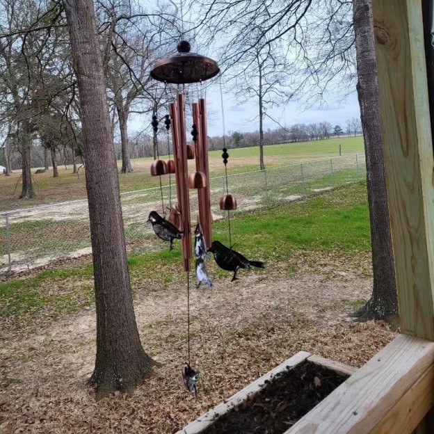 Outdoor Hummingbird Wind Chimes-Retro Aluminum Bird Windchimes🐦