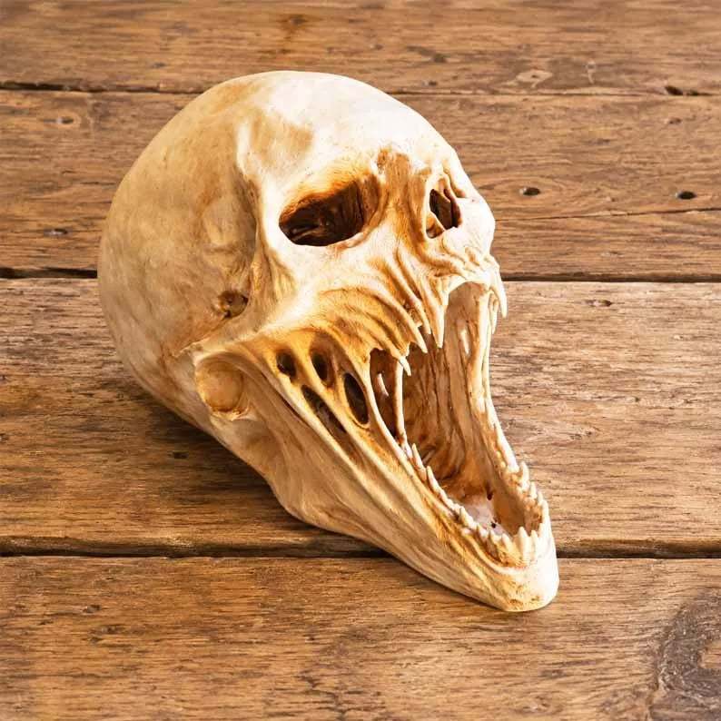 🔥Limited-time 50% off💀Gothic Demon Alien Skull Sculpture