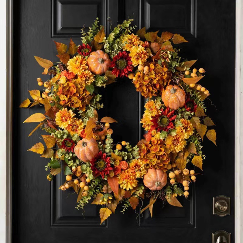 🍂Autumn Harvest Door Wreath🍁