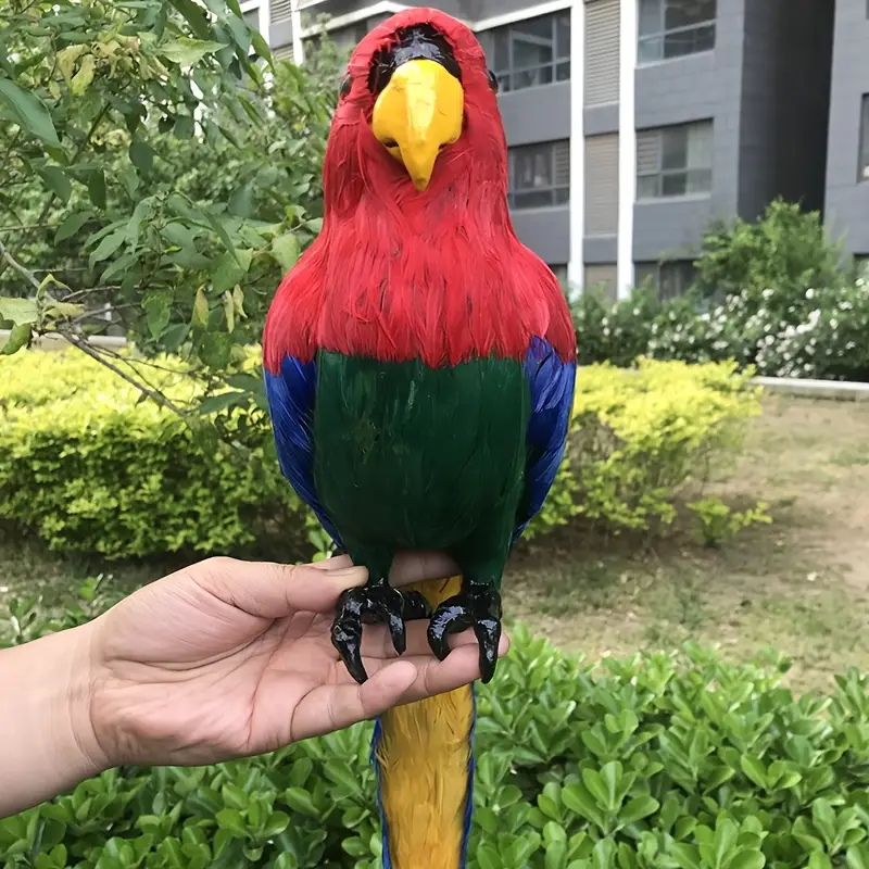Extra Large Realistic Parrot Figurine