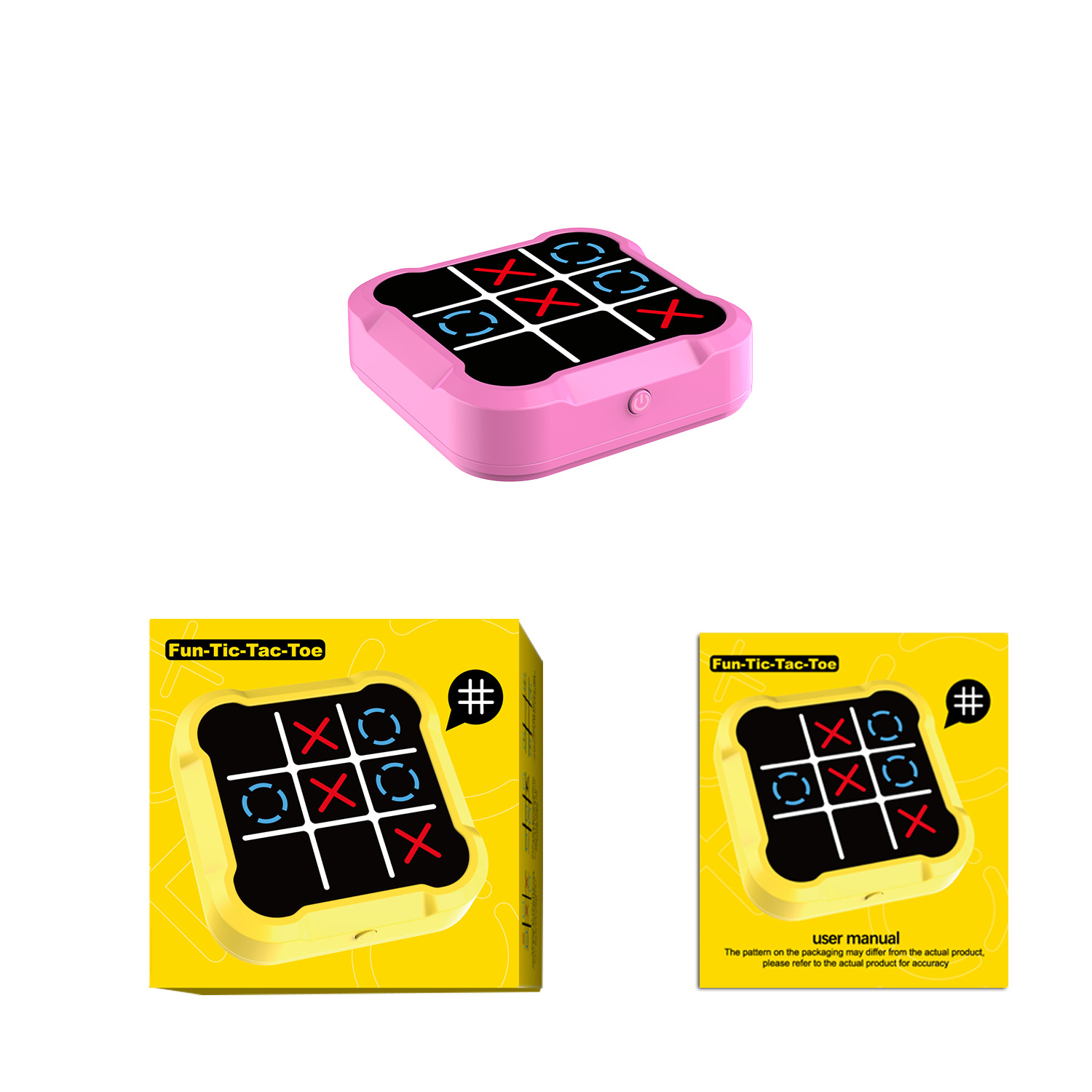 Tic-Tac-Toe Game 3-in-1 Handheld Games