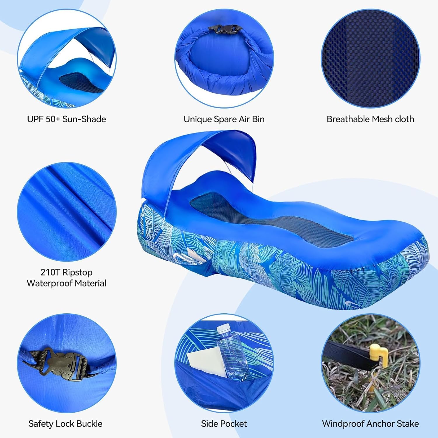 Portable inflatable sofa