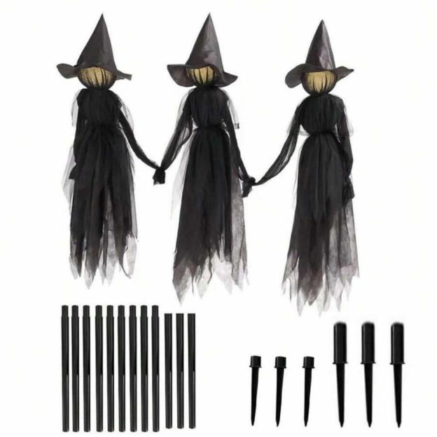 ✨Lighted Halloween WitchStakes
