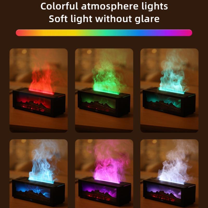 Simulated Fireplace Flame Humidifier
