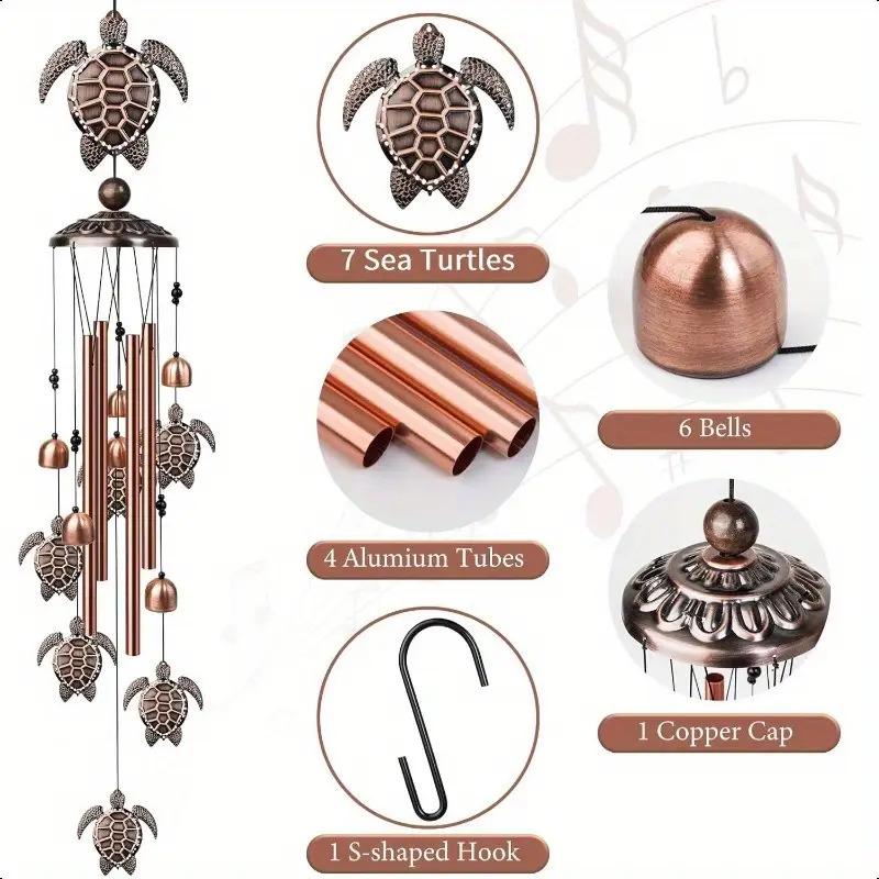 🐢 Vintage Turtle Wind Chime