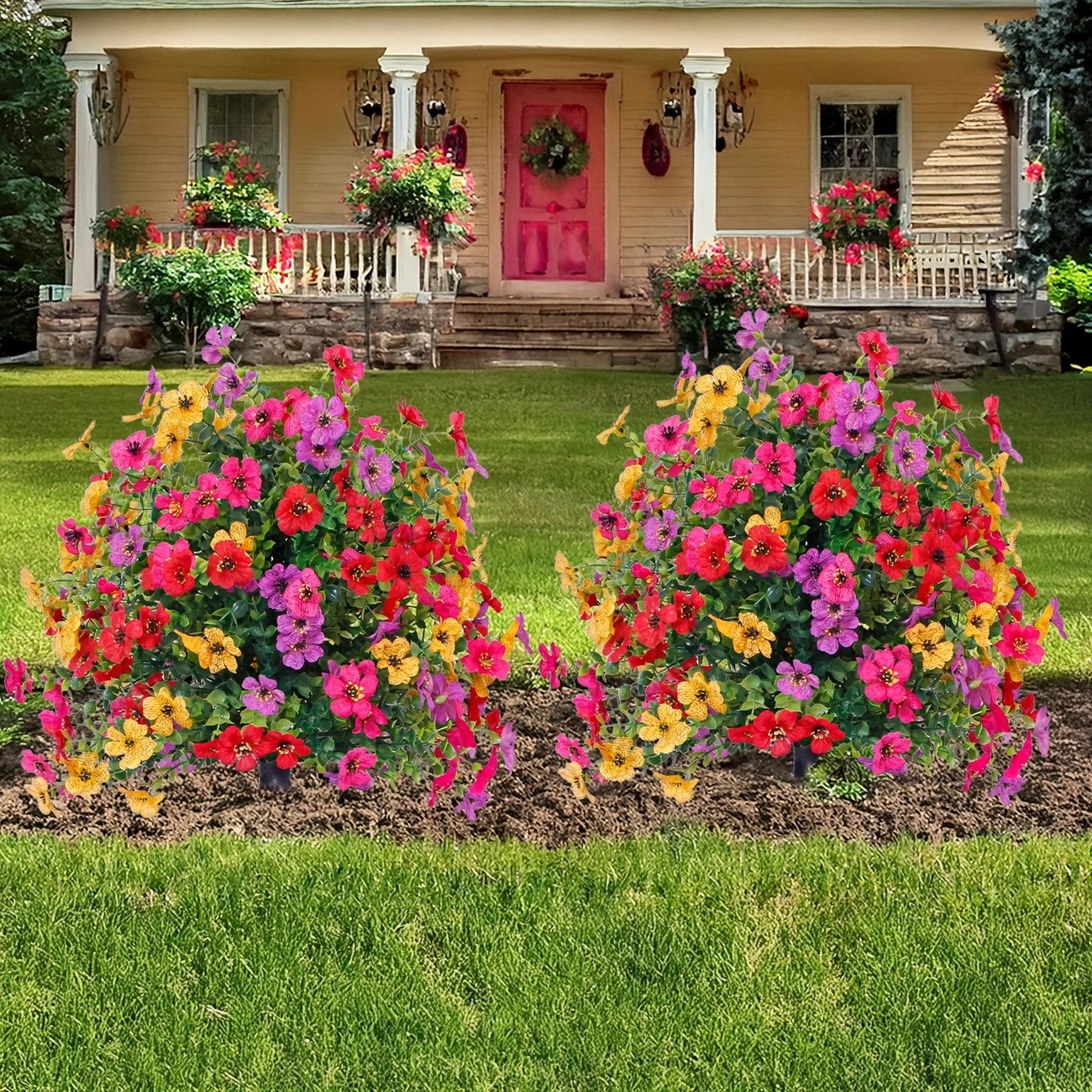 🔥Outdoor/Indoor UV Resistant & Waterproof Artificial Flower Decor ✅