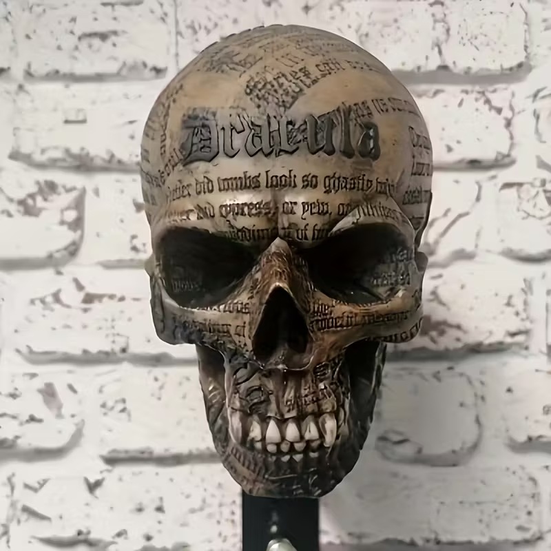 💀Handcrafted Resin Skull Helmet Wall Decor