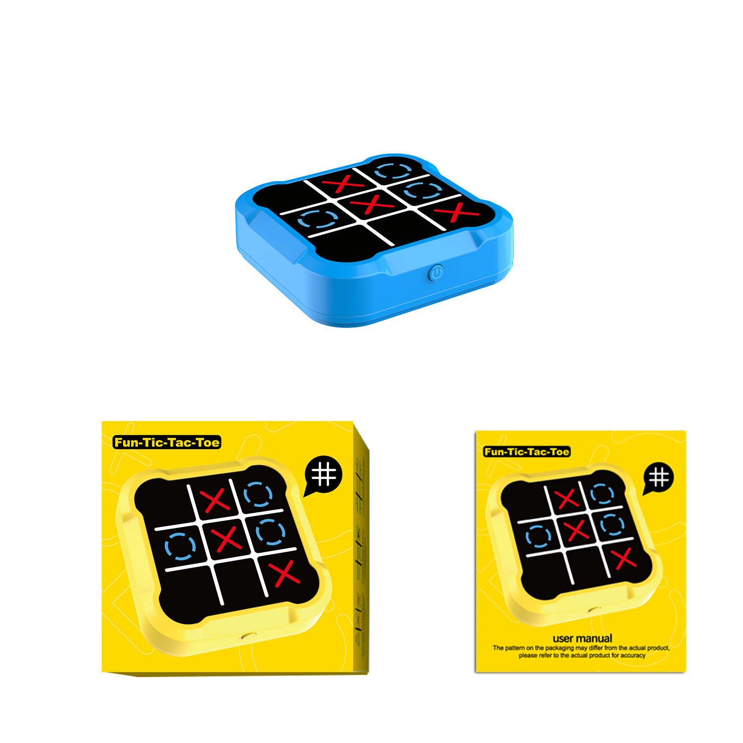 Tic-Tac-Toe Game 3-in-1 Handheld Games