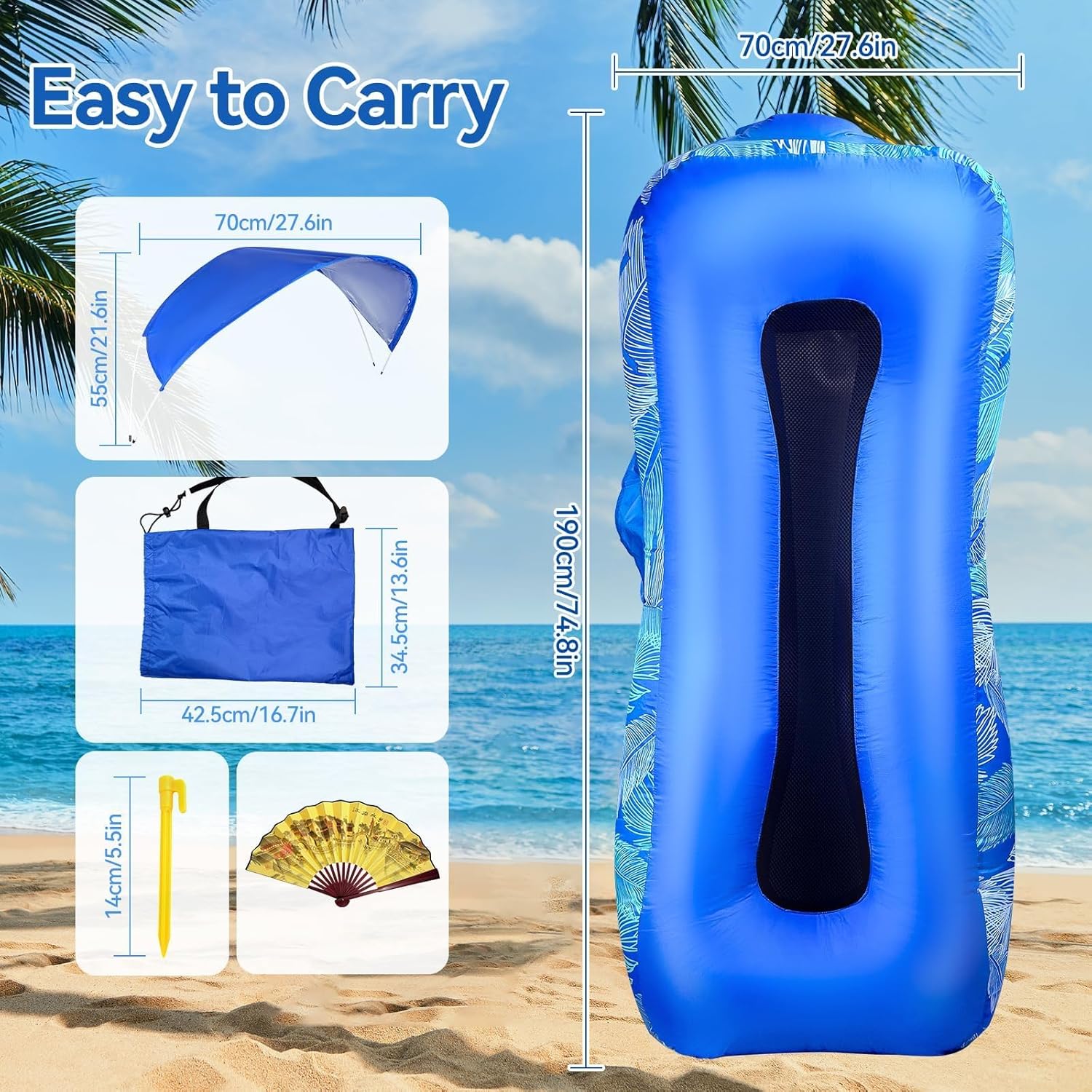 Portable inflatable sofa