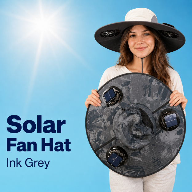🔥HOT SALE NOW 49% OFF🔥Solar Cooling Sun Hat – Portable Fan Cap