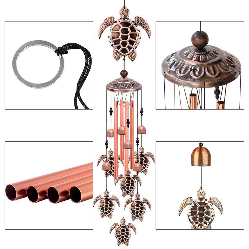 🐢 Vintage Turtle Wind Chime