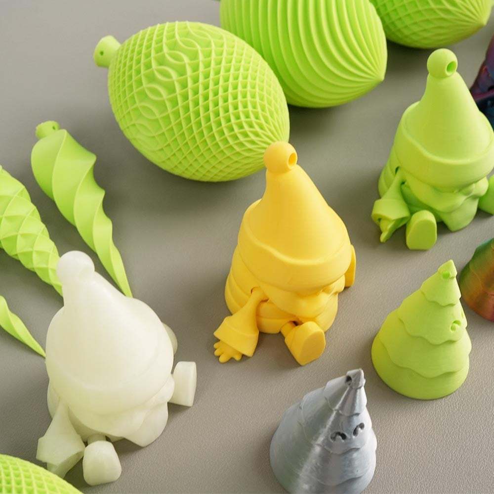 🎄 3D Printed Christmas Tree Ornament Set Gift Pack