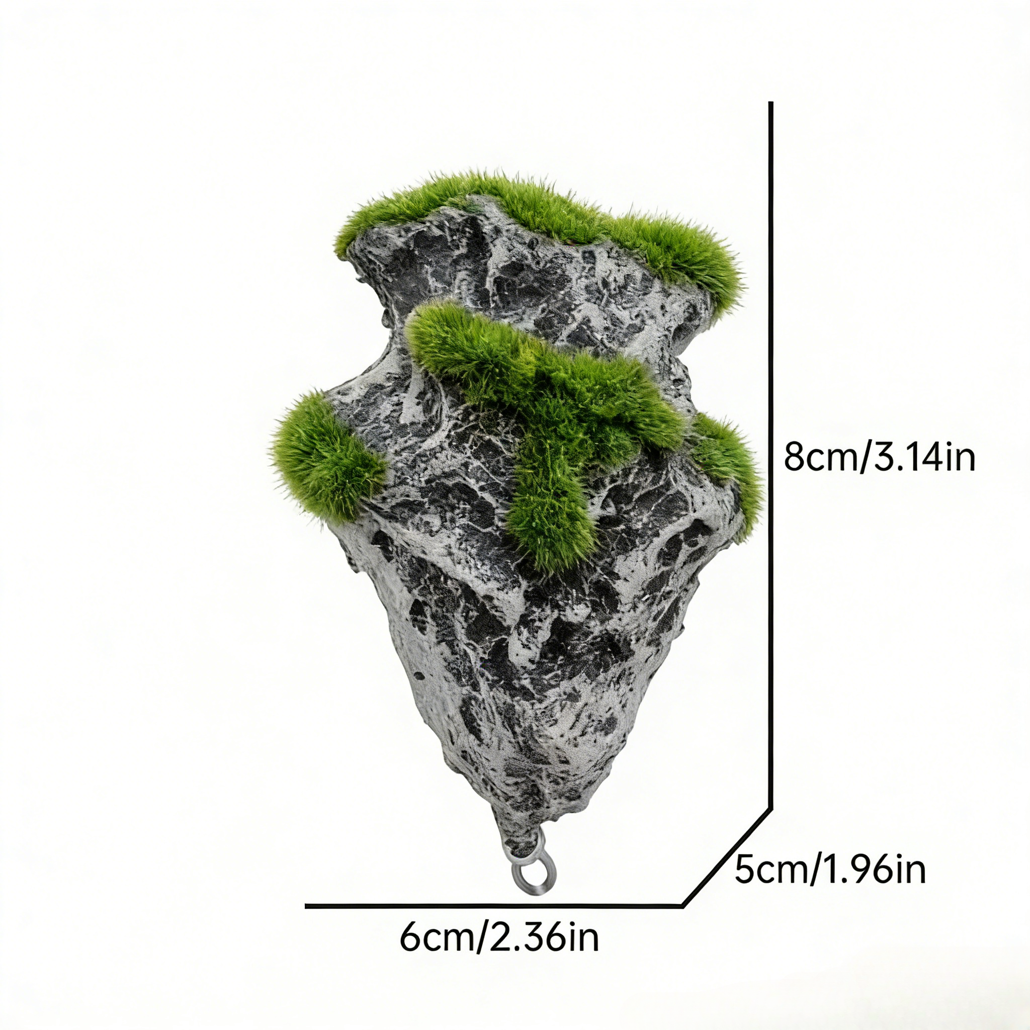 Aquarium Floating Rock Decoration - Resin Moss Floating Stone