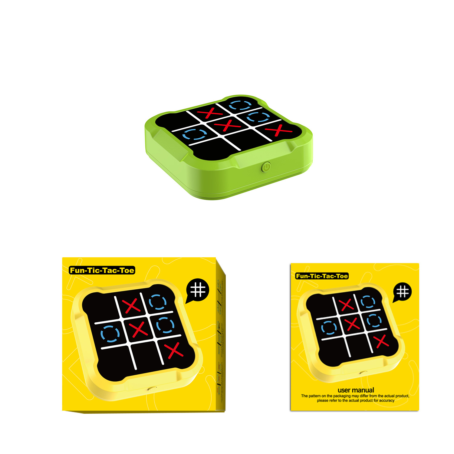 Tic-Tac-Toe Game 3-in-1 Handheld Games