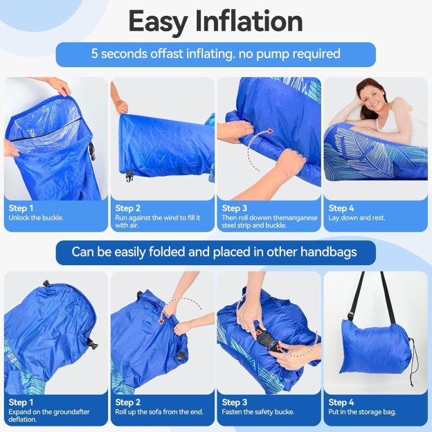 Portable inflatable sofa