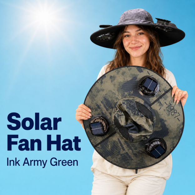 🔥HOT SALE NOW 49% OFF🔥Solar Cooling Sun Hat – Portable Fan Cap