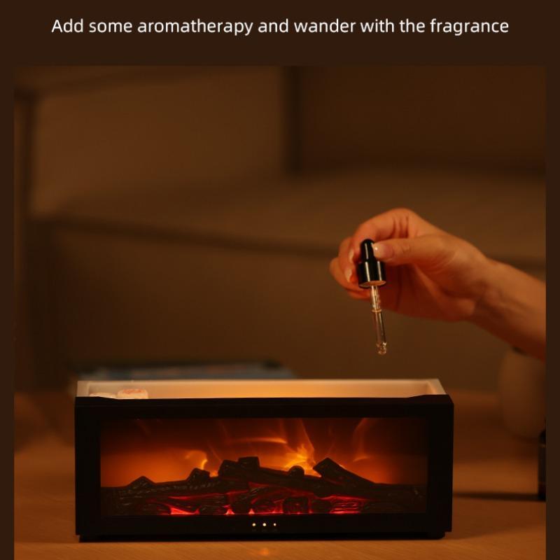 Simulated Fireplace Flame Humidifier