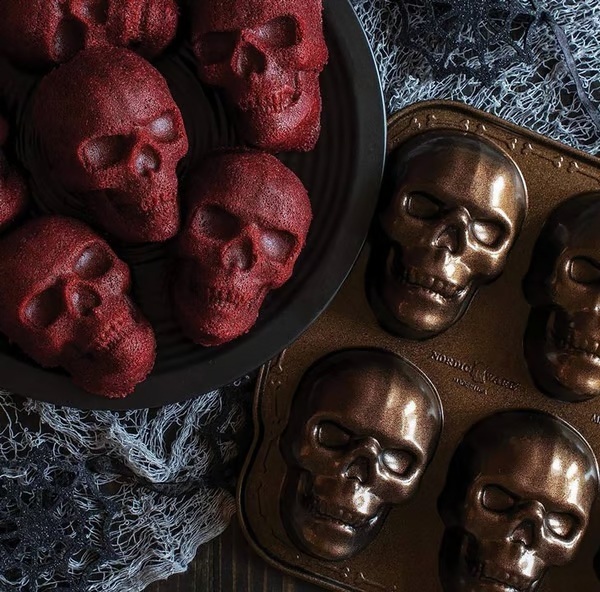 3D Skull Mold - Food Grade Stainless Steel Baking Pan