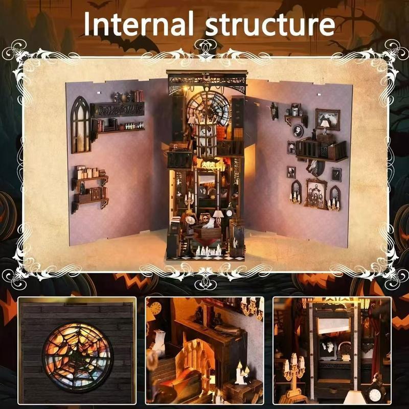 Halloween 3D Wooden Bookend Kit DIY