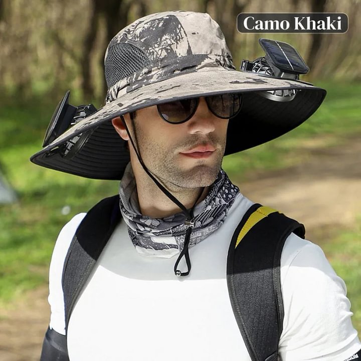 🔥HOT SALE NOW 49% OFF🔥Solar Cooling Sun Hat – Portable Fan Cap