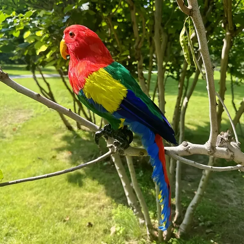 Extra Large Realistic Parrot Figurine