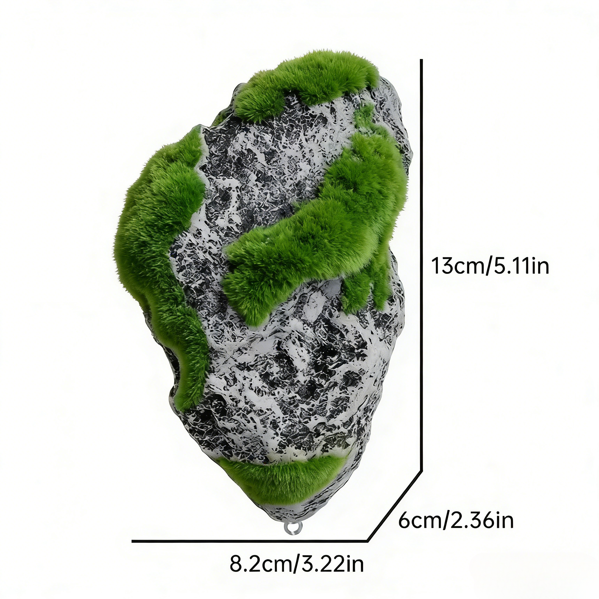 Aquarium Floating Rock Decoration - Resin Moss Floating Stone