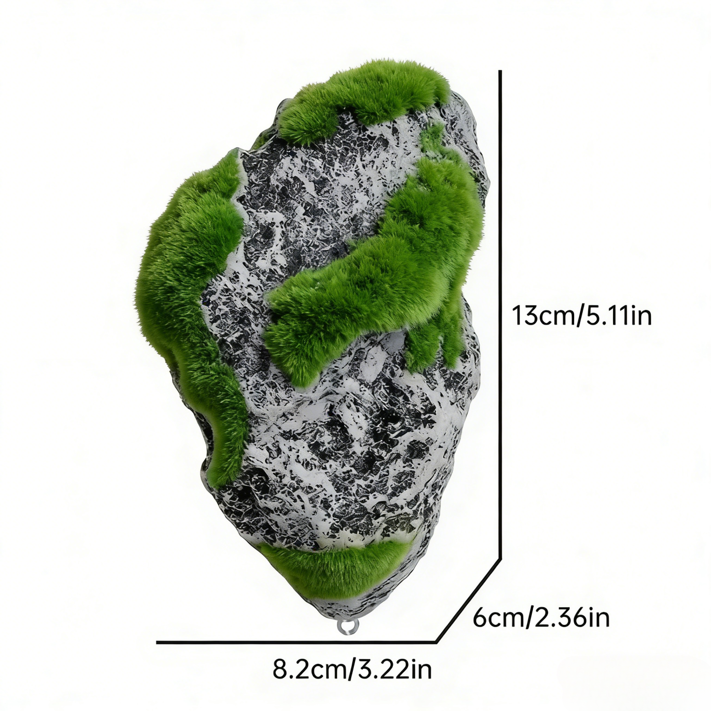 Aquarium Floating Rock Decoration - Resin Moss Floating Stone
