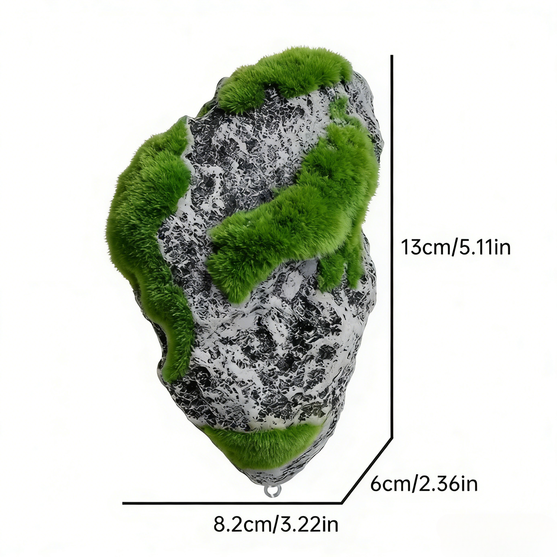 Aquarium Floating Rock Decoration - Resin Moss Floating Stone