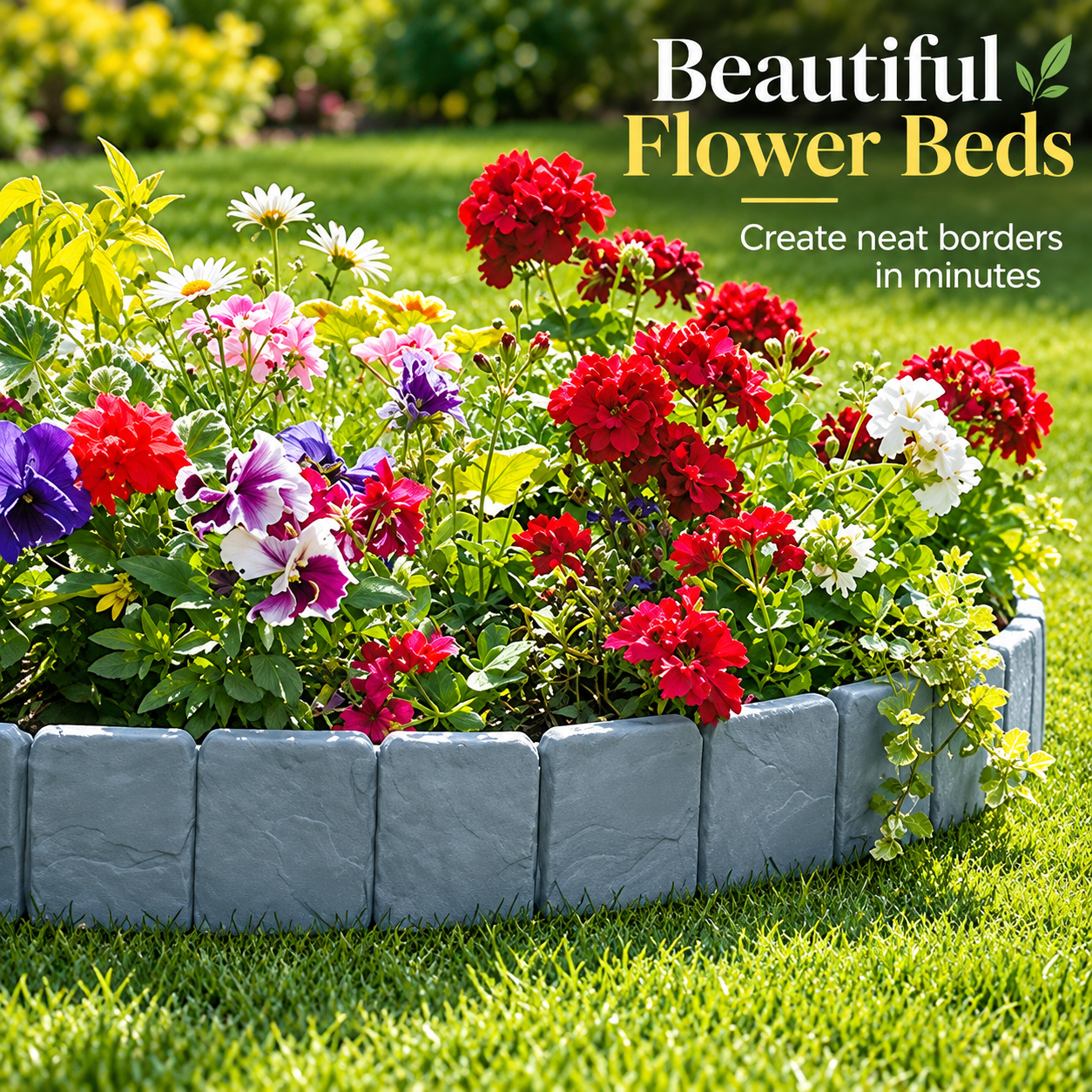 🏡2026 HOT SALE🥳💞50K+ SOLD!🌿✨ 50% OFF! Faux Stone Garden Edging Border! ♻️