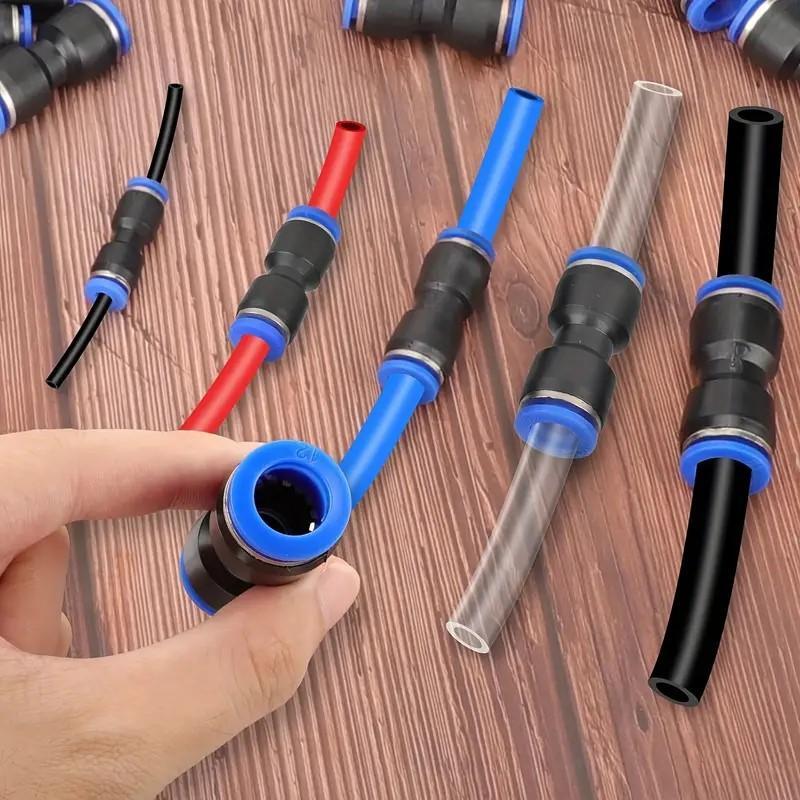 Straight Push Connectors - Quick Connect Air Hose Fittings Tube