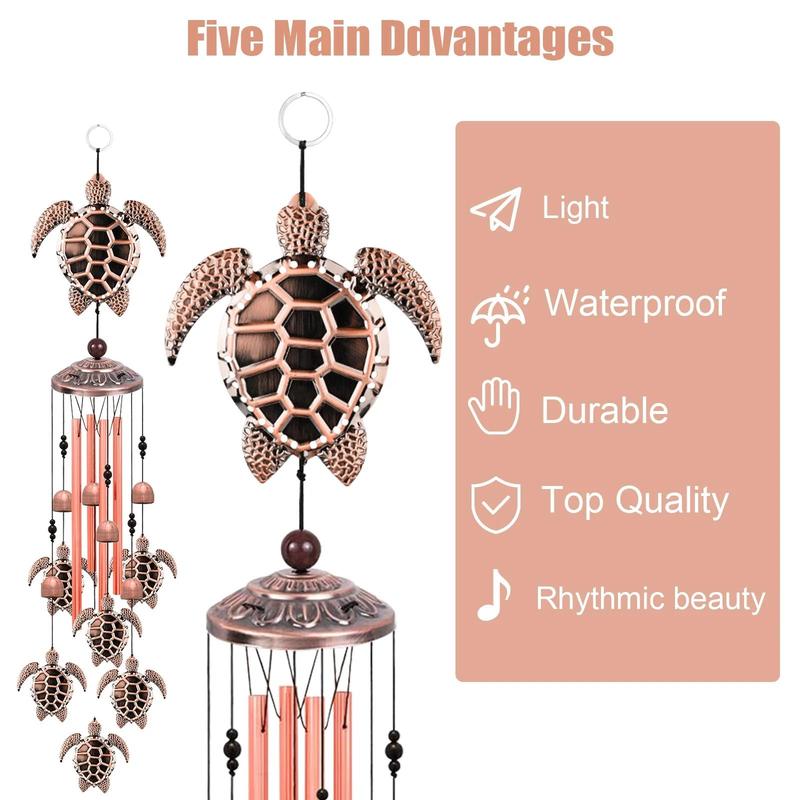 🐢 Vintage Turtle Wind Chime