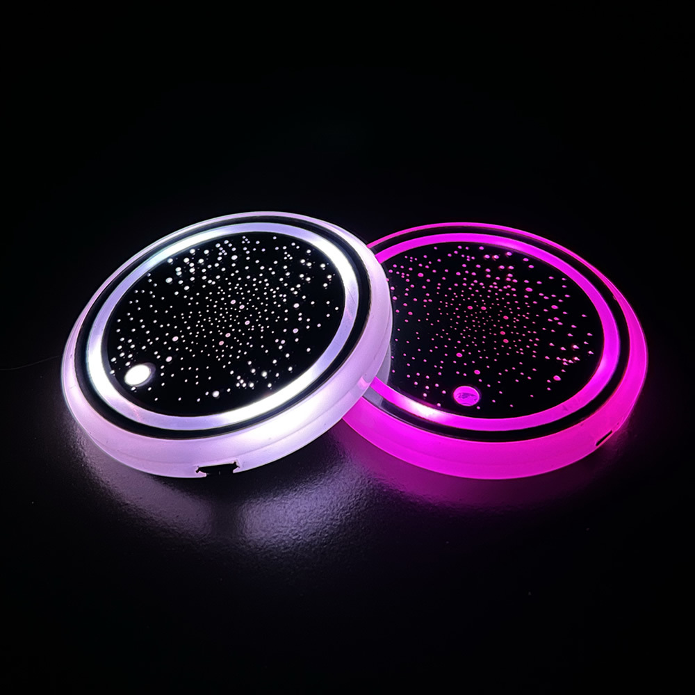 2PCS LED Car Coasters