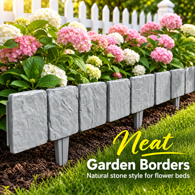🏡2026 HOT SALE🥳💞50K+ SOLD!🌿✨ 50% OFF! Faux Stone Garden Edging Border! ♻️