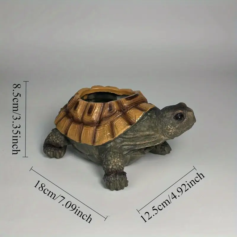  Creative Turtle Resin Planter🐢