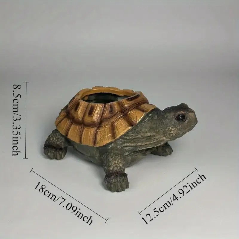  Creative Turtle Resin Planter🐢