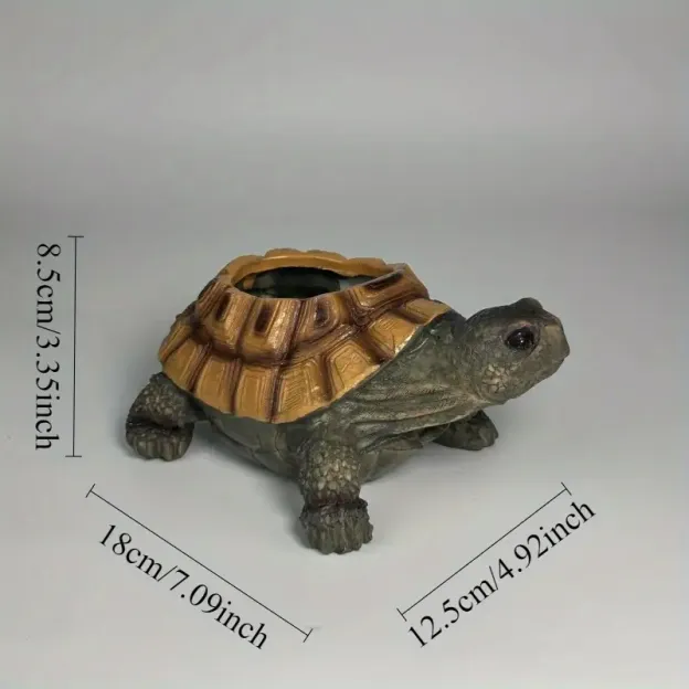  Creative Turtle Resin Planter🐢