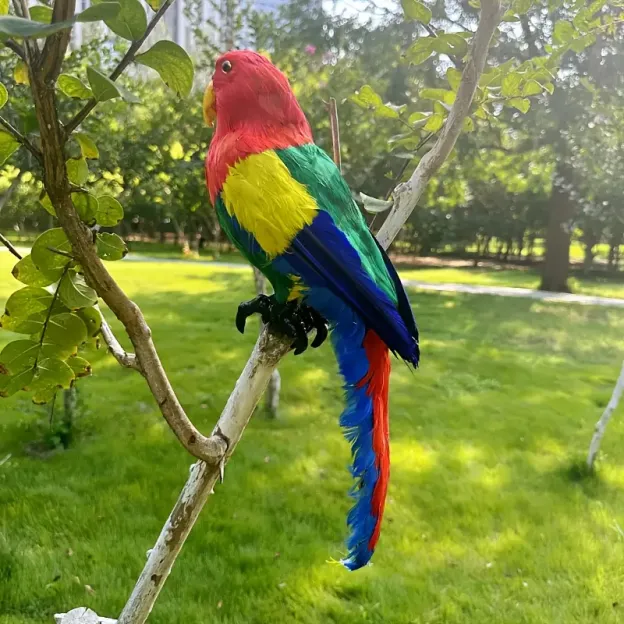 Extra Large Realistic Parrot Figurine