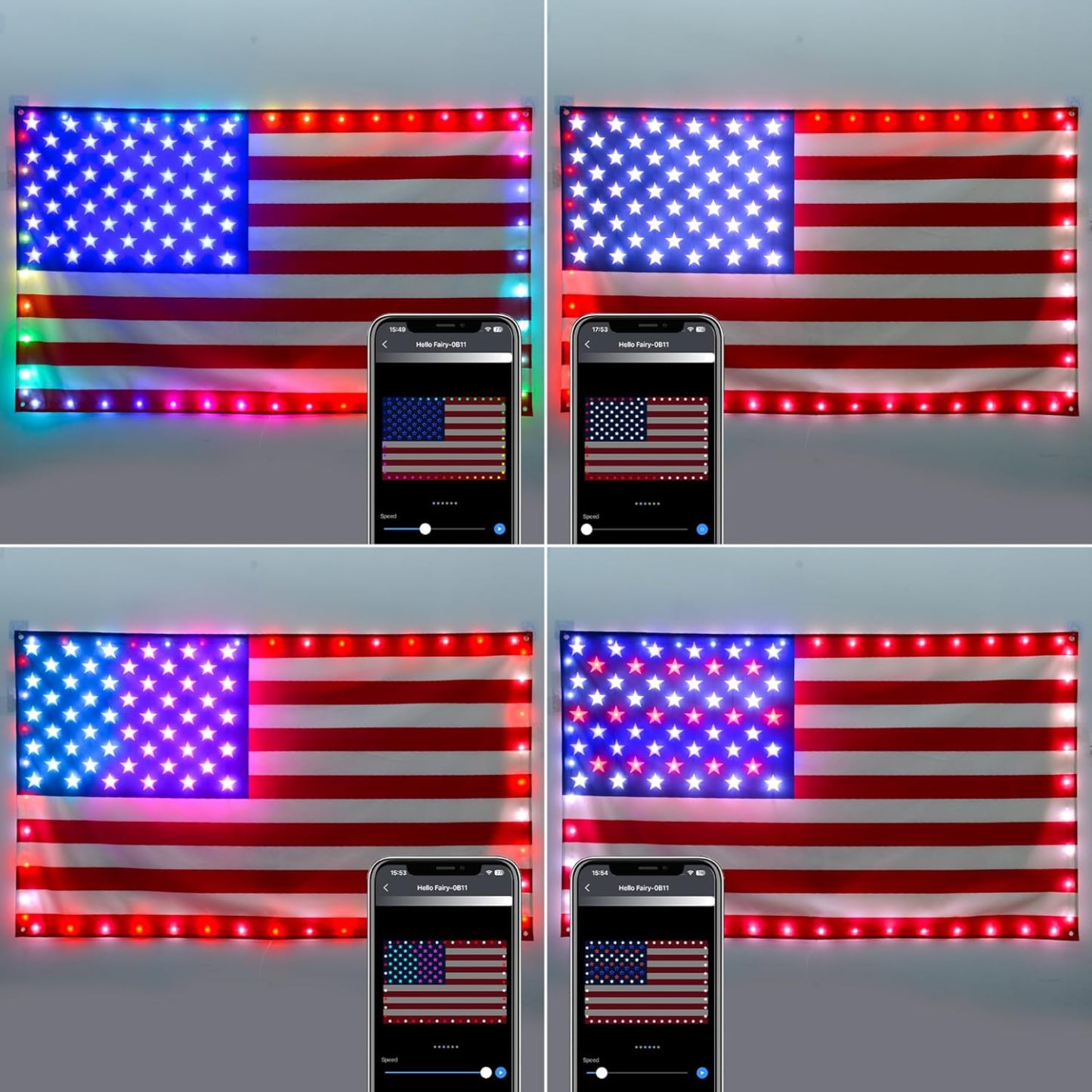 ✨Last Day: 49% OFF🔥 250th Anniversary USA Commemorative LED Flag 