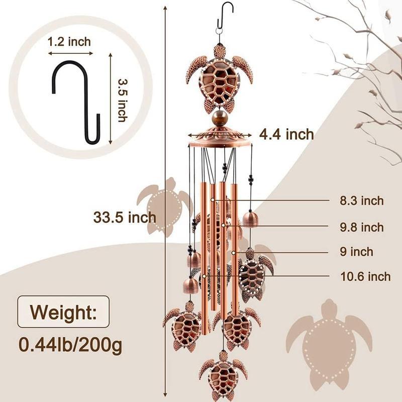 🐢 Vintage Turtle Wind Chime