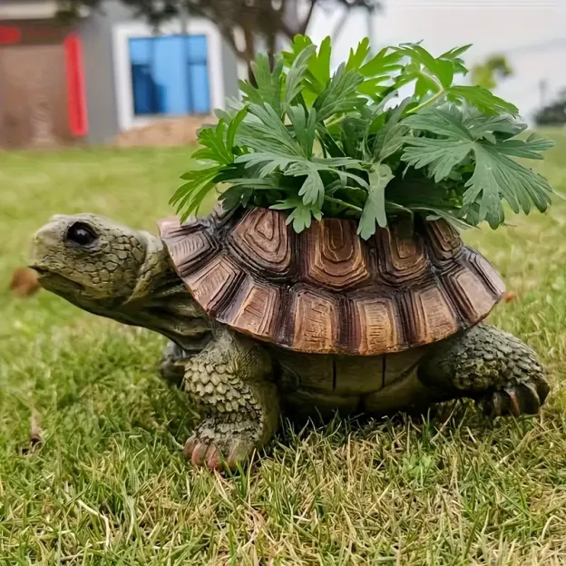  Creative Turtle Resin Planter🐢