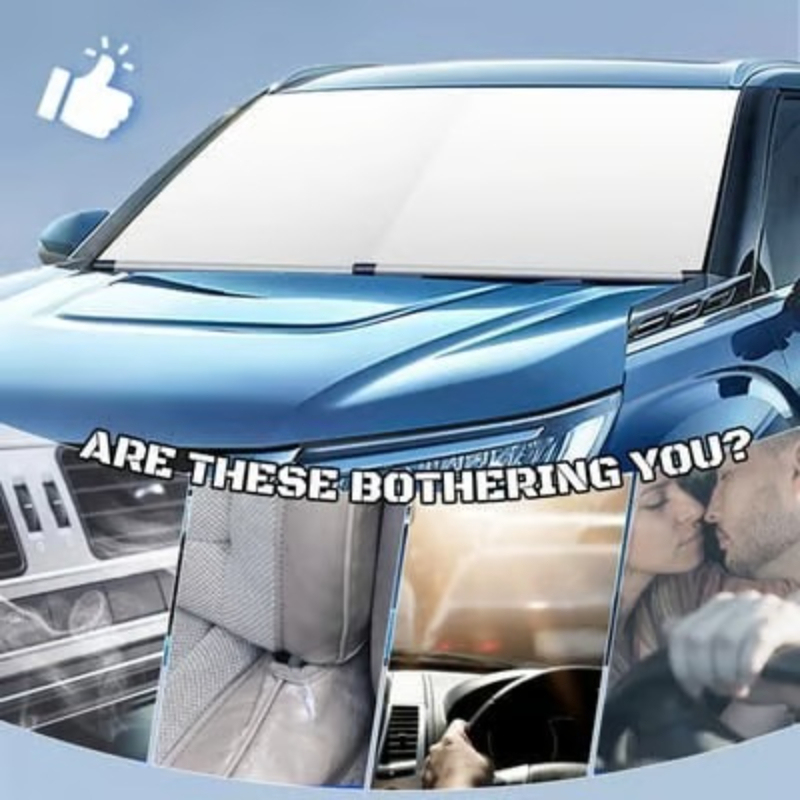 🌞2025 NEW🔥 Automatic retractable car sunshade