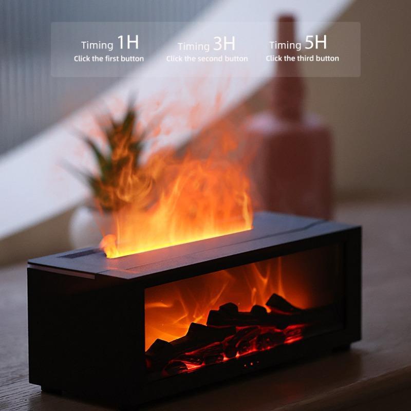 Simulated Fireplace Flame Humidifier