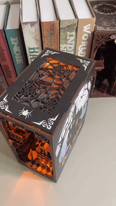 Halloween 3D Wooden Bookend Kit DIY